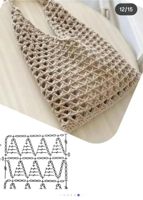 Crochet Market Tote: Eco-Friendly Mesh Shopping Bag Pattern — photo 3