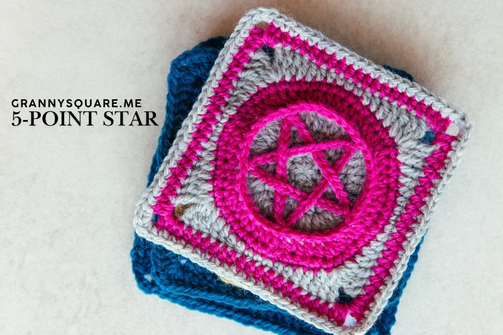 Five-Point Star Granny Square – Free Crochet Pattern — photo 2