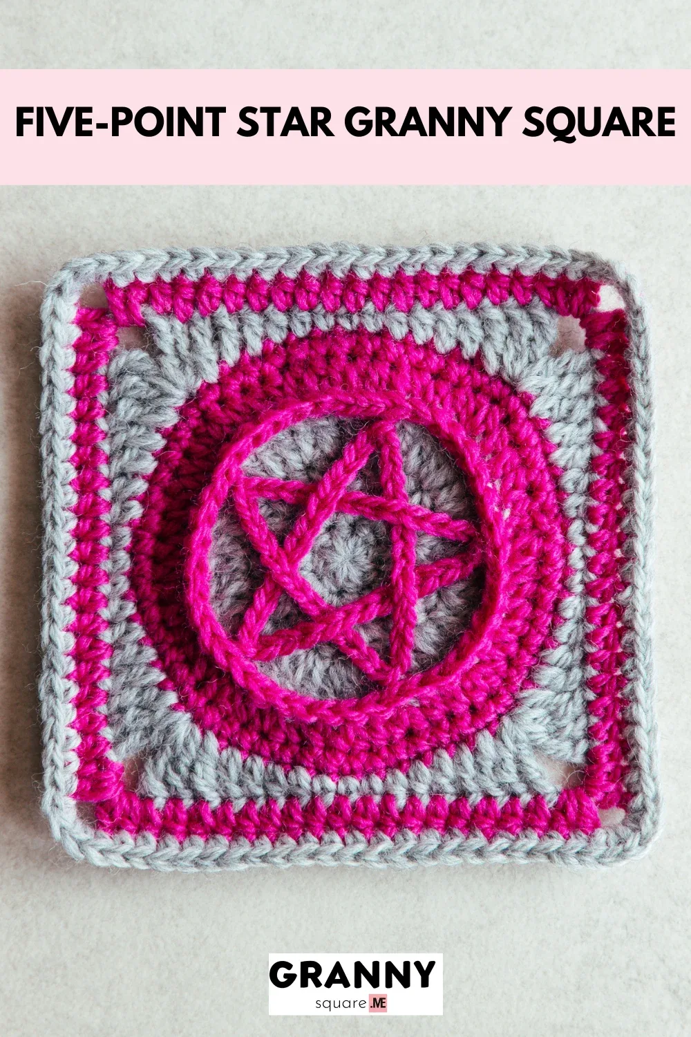 Five-Point Star Granny Square – Free Crochet Pattern — photo 3