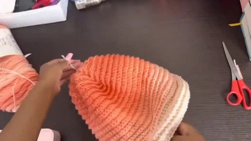Jumbo Yarn Ribbed Crochet Hat: Cozy Fast Project — photo 2