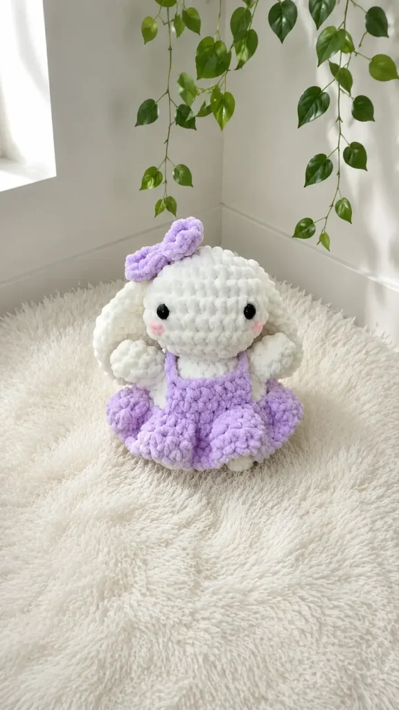 Chubby Bunny Plush Crochet Pattern: Cuddly Amigurumi Friend