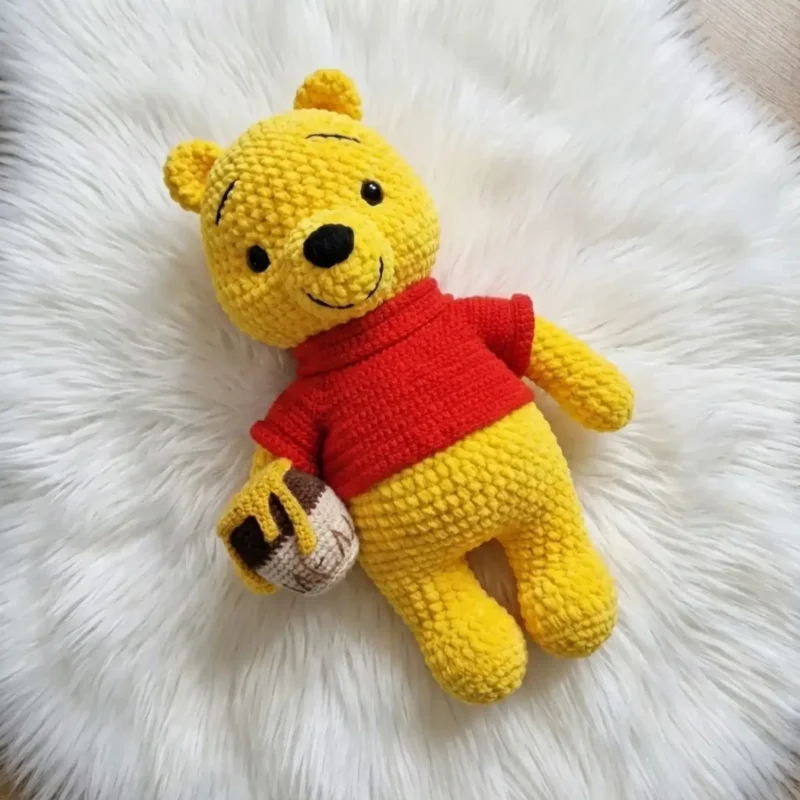 Free Crochet Bear Pattern: Adorable Plush Bear with Honey Pot — photo 2