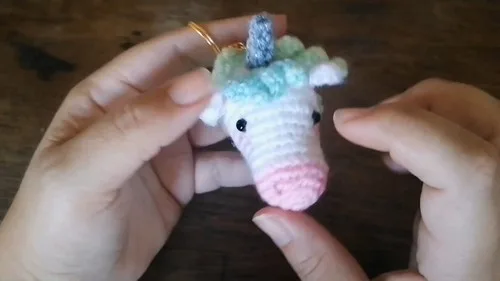 Cute Unicorn Amigurumi Keychain Crochet Pattern — photo 2