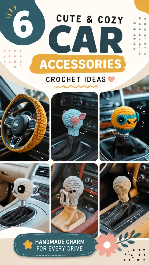 Crochet gear shift cover pattern for motorcycle accessories