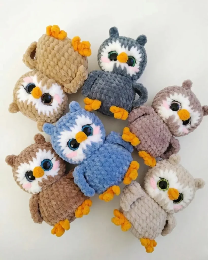 Fluffy Bird Amigurumi Crochet Pattern