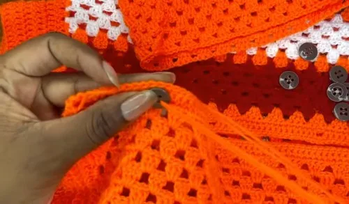Granny square polo shirt pattern for confident beginners — photo 2