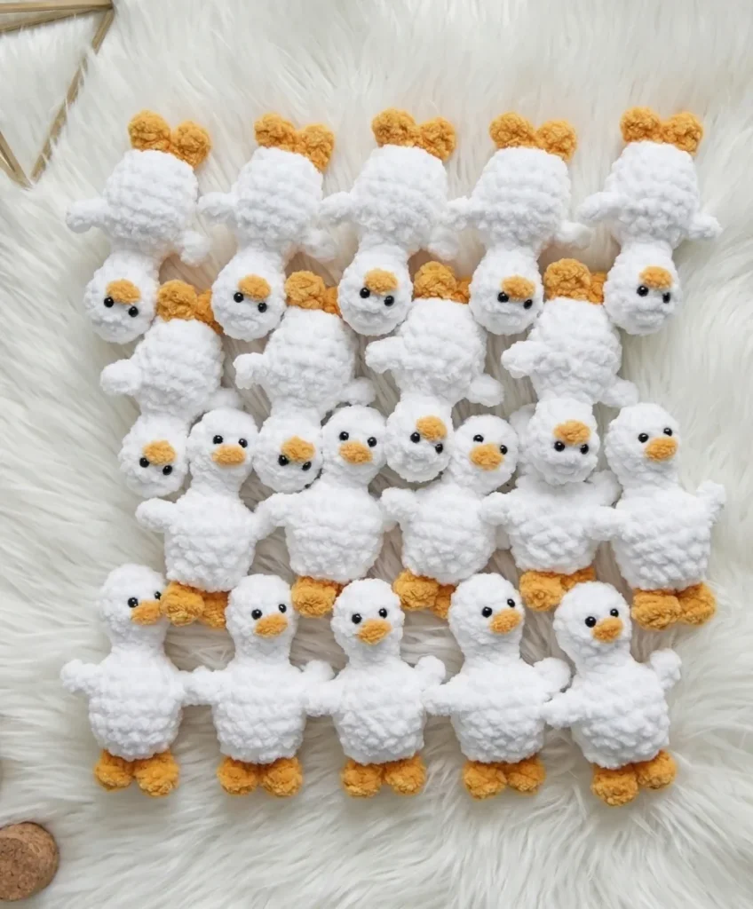 One-Piece Micro Goose Amigurumi Crochet Pattern