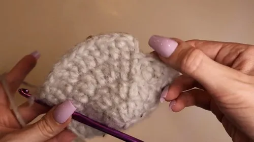 Crochet bear beanie pattern with ears for beginners — photo 2