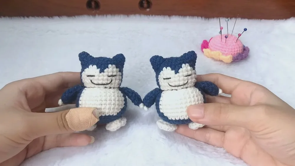 How to crochet a Snorlax amigurumi for beginners