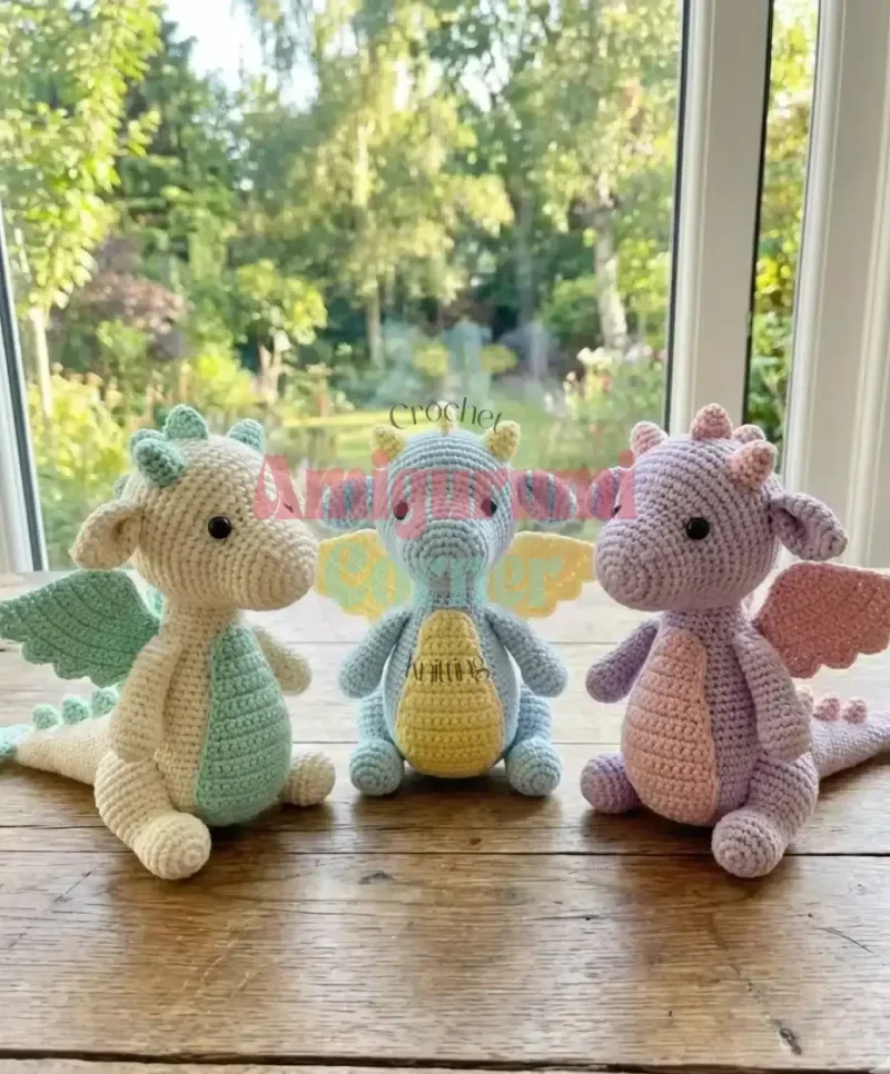 Dragon amigurumi pattern: construction notes and fixes — photo 2