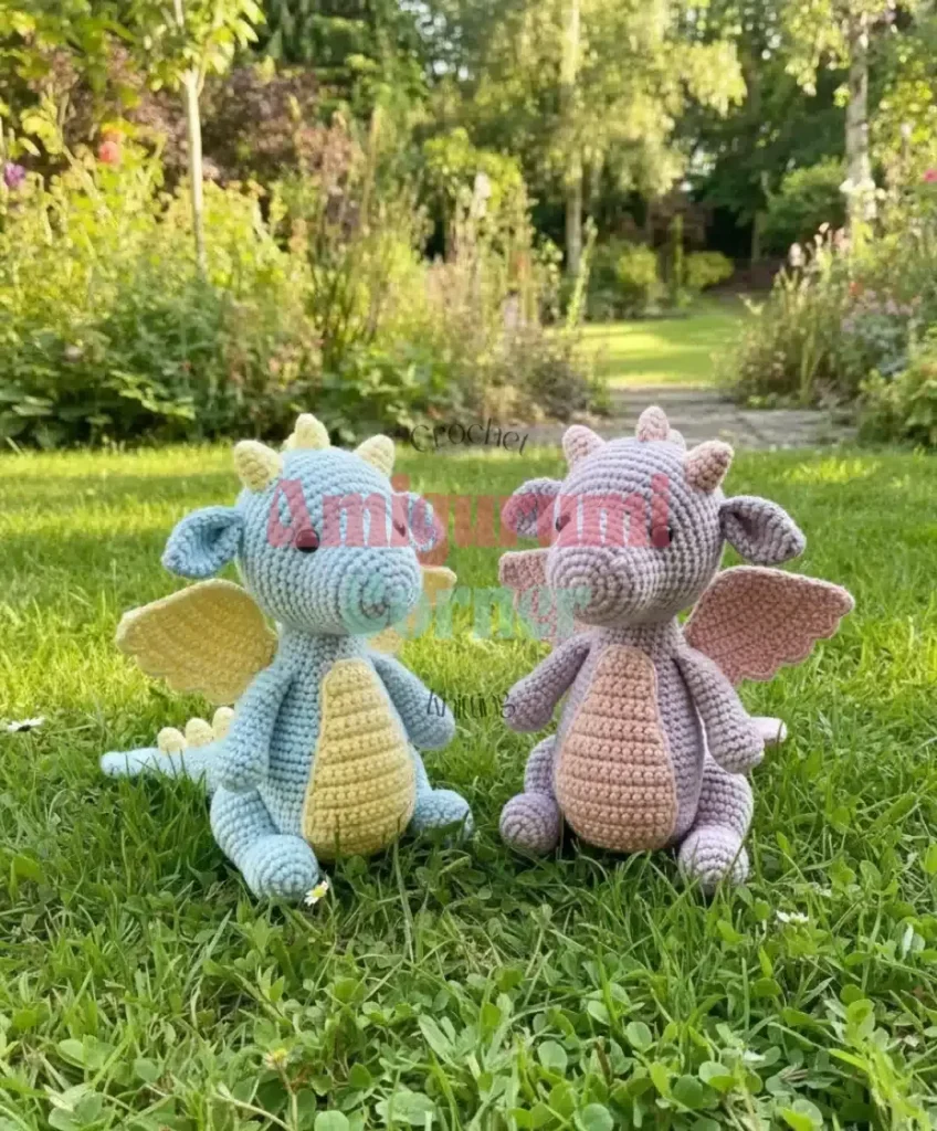 Dragon amigurumi pattern: construction notes and fixes
