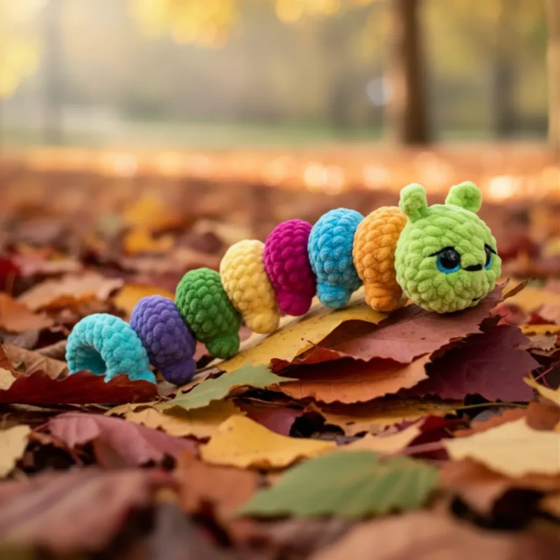 No-Sew Caterpillar Amigurumi With Adjustable Body Segments — photo 4