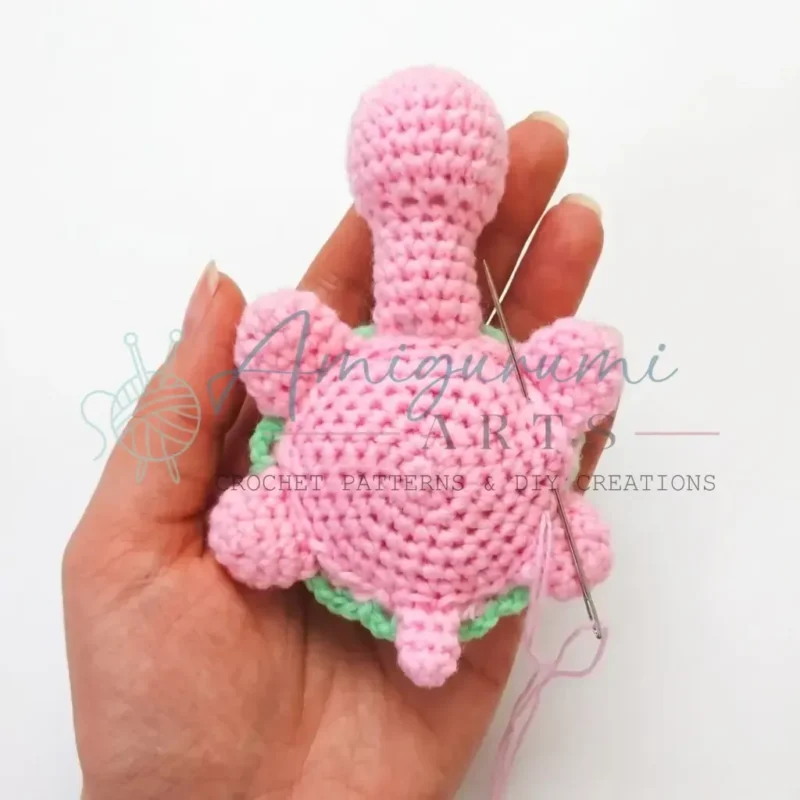 How to crochet Tata the turtle amigurumi, piece by piece — photo 2